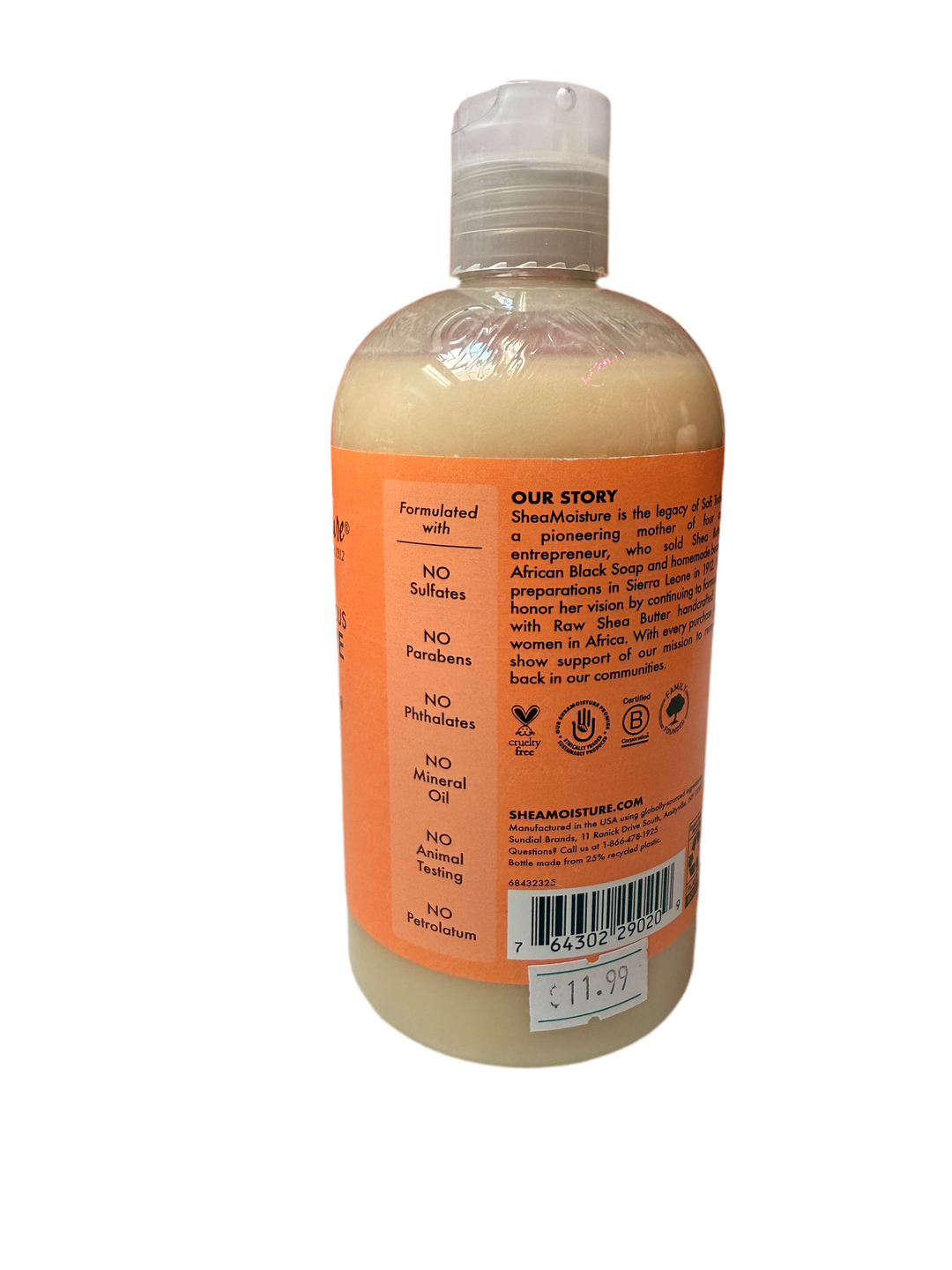 Shea Moisture Coconut & Hibiscus Curl & Shine Shampoo