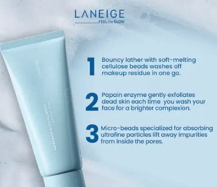 LANEIGE Mini Water Bank Blue Hyaluronic Cleansing Foam