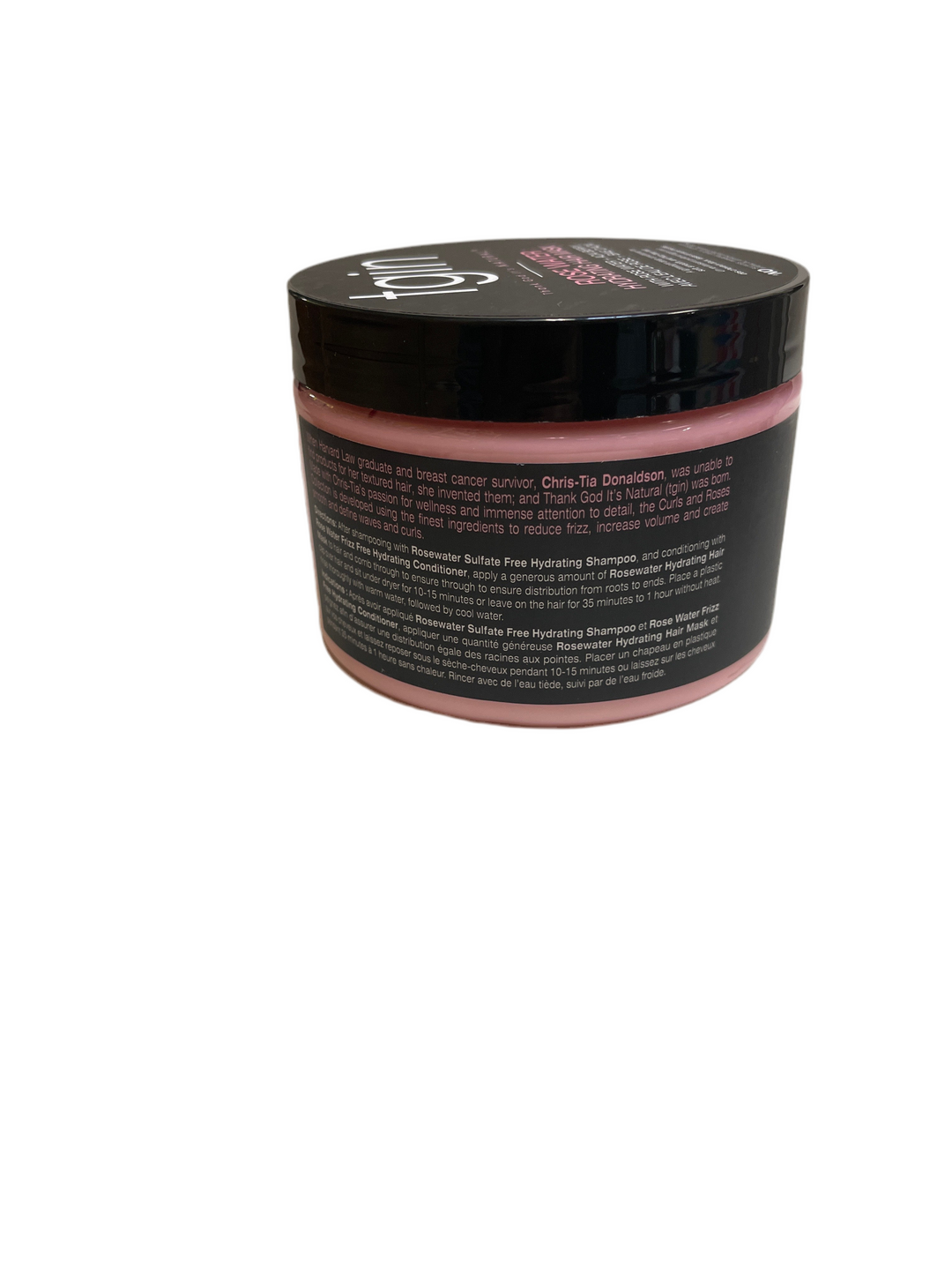TGIN Rose Water Hydrating Hair Mask- 12oz