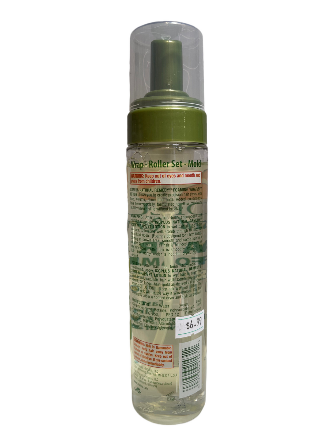 Isoplus Olive Oil Foaming Wrap Lotion
