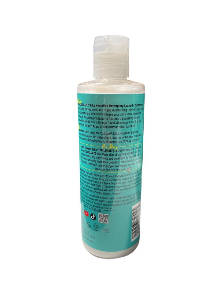 CurlDaze Silky Hydration Detangling Leave-In Conditioner