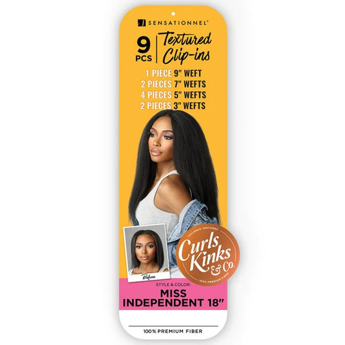 Sensationnel Curls Kinks & Co. Textured Clip-Ins - Miss Independent