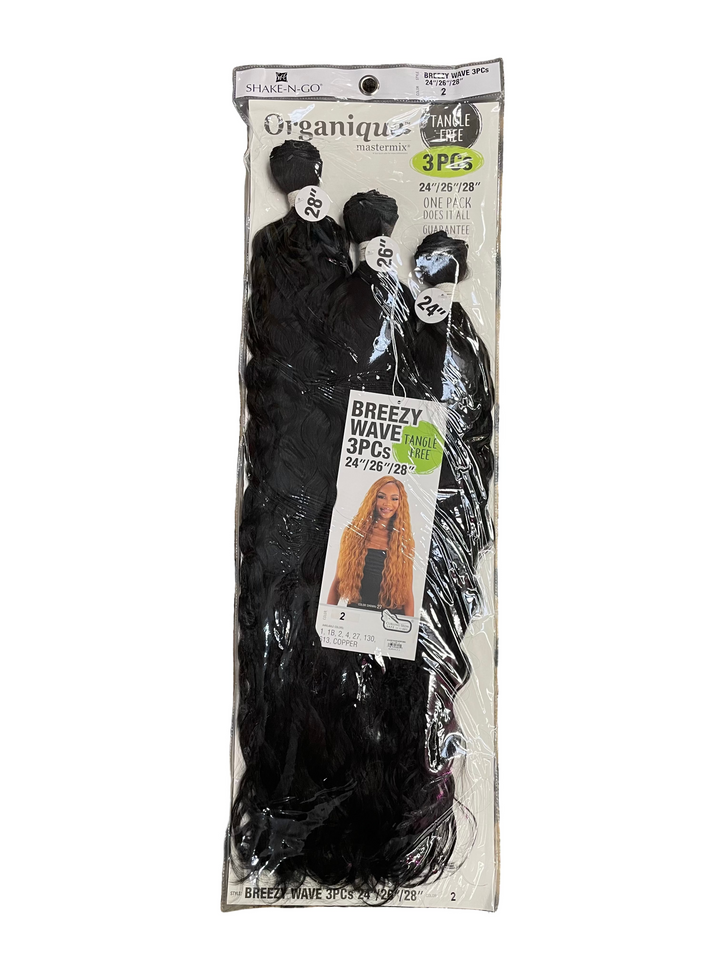 Organique Breezy Wave Bundles 3 Pack (28", 26", 24")