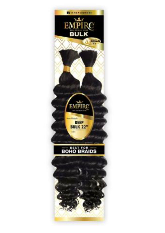 Sensationnel Empire Bulk Human Hair Deep 22”