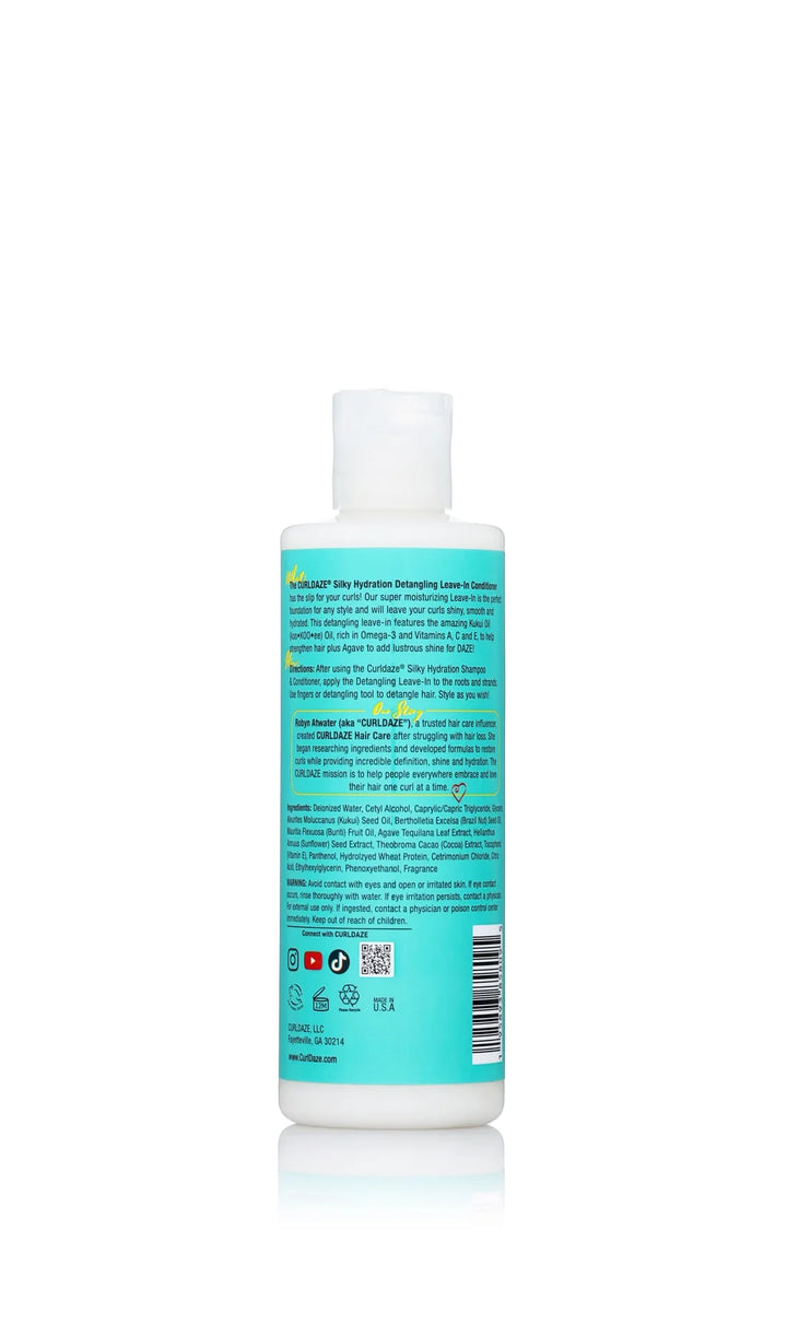 CurlDaze Silky Hydration Detangling Leave-In Conditioner