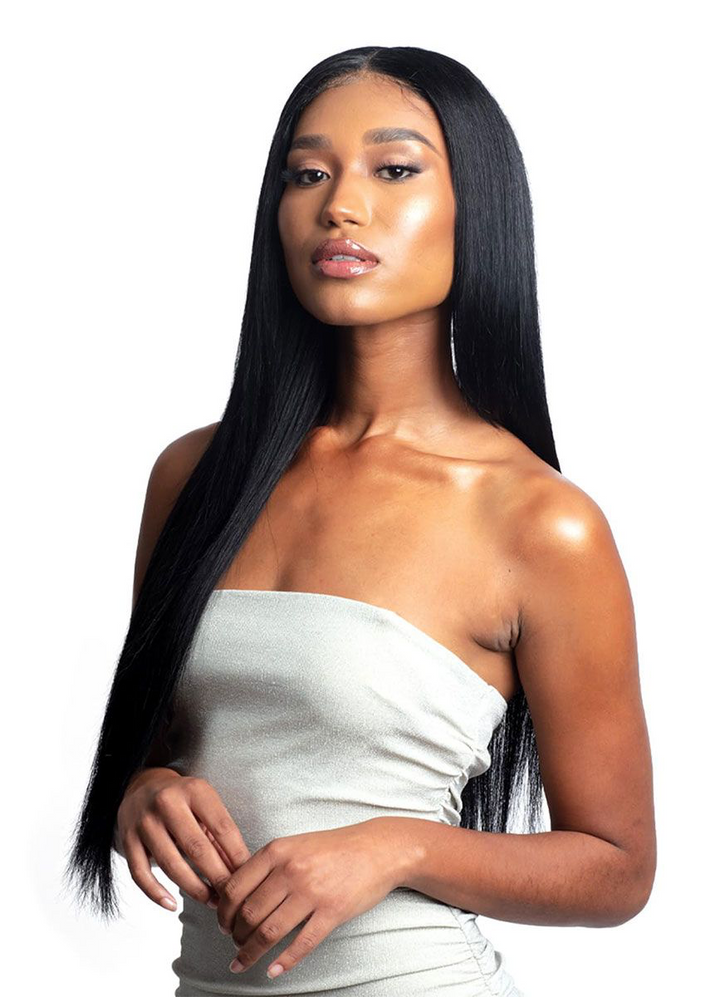 Shake-N-Go Virgin Remy Hair Weave Glossy (3 Bundles Straight) 16”, 18”, 20”