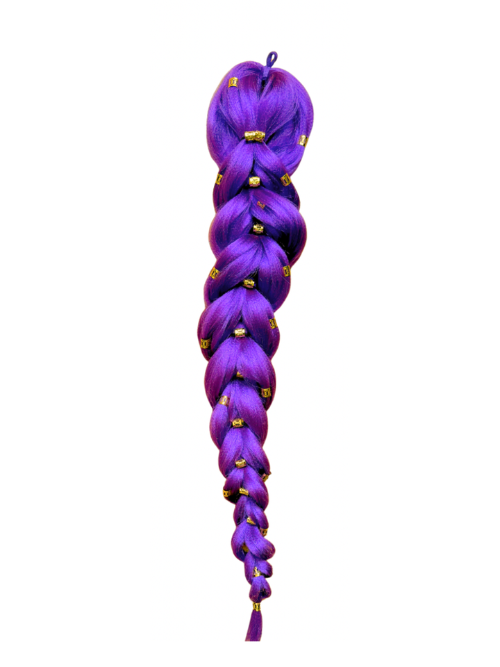 Rumi Inspired Braided Ponytail Extension - K-Pop Demon Hunters Dress-Up Hair Accessory
