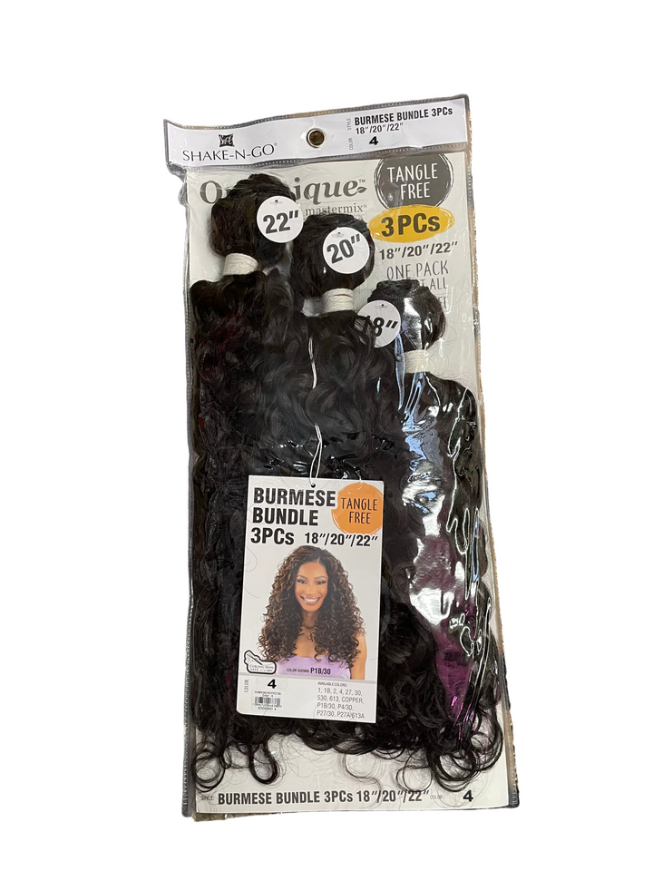Organique Burmese Curl 3 Pack (18", 20", 22")