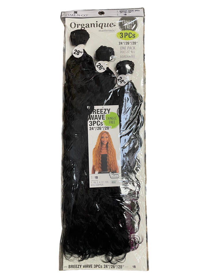 Organique Breezy Wave Bundles 3 Pack (28", 26", 24")