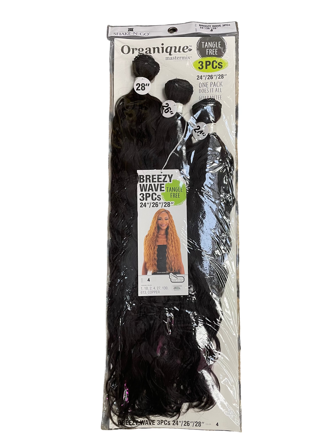 Organique Breezy Wave Bundles 3 Pack (28", 26", 24")