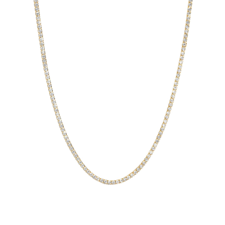 18K Gold Plated Tennis Necklace