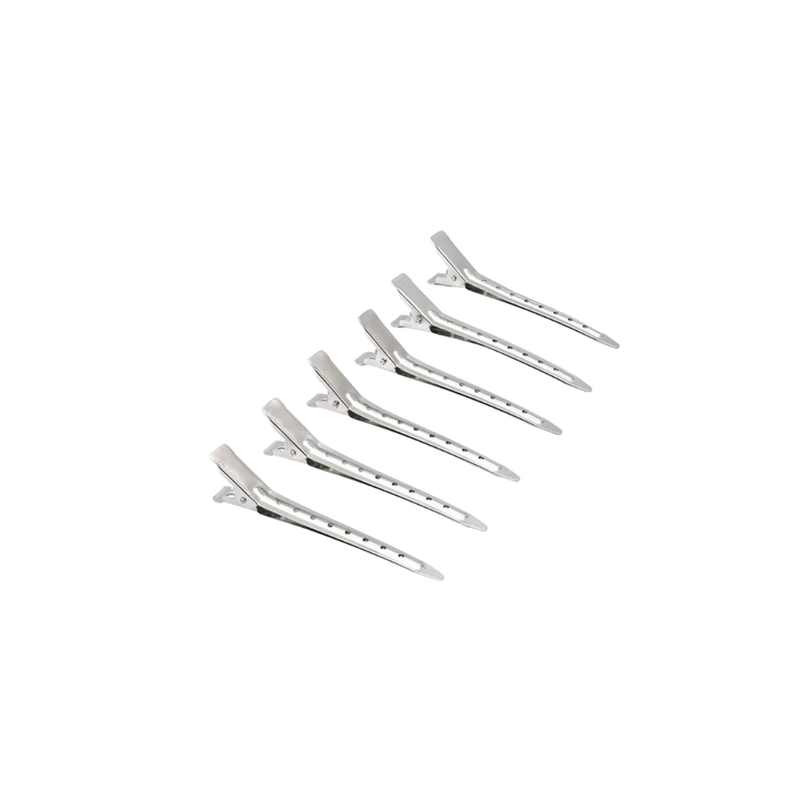 Silver Duck Bill Clips 12 Count