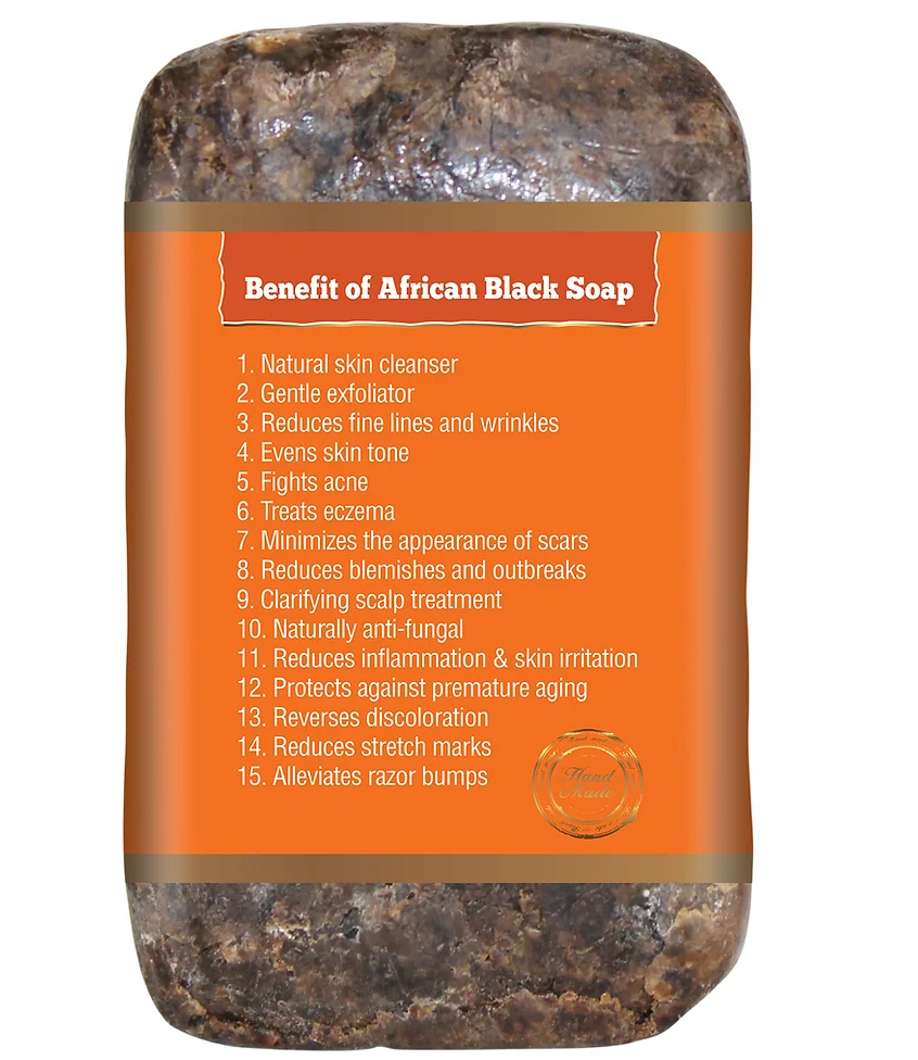 It's Pure Natural African Black Soap, Extra Rich Shea Butter 6oz