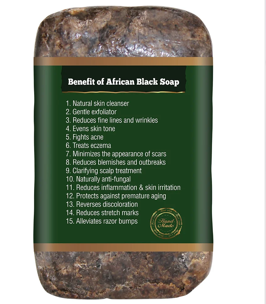 It's Pure Natural African Black Soap, Tea Tree Oil 6oz