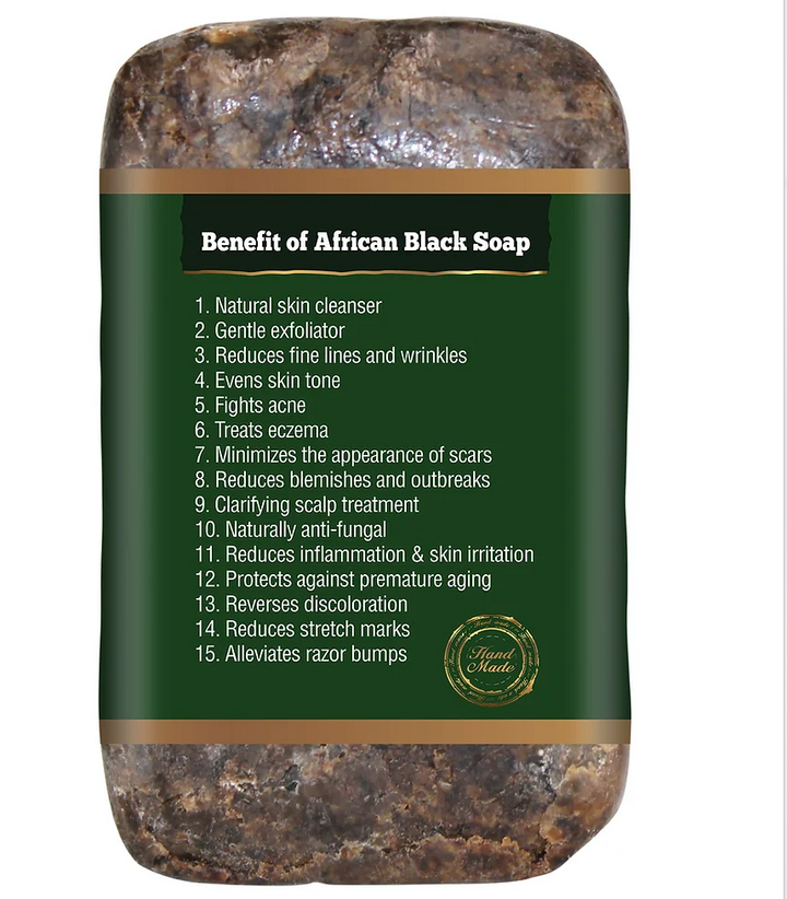 It's Pure Natural African Black Soap, Tea Tree Oil 6oz