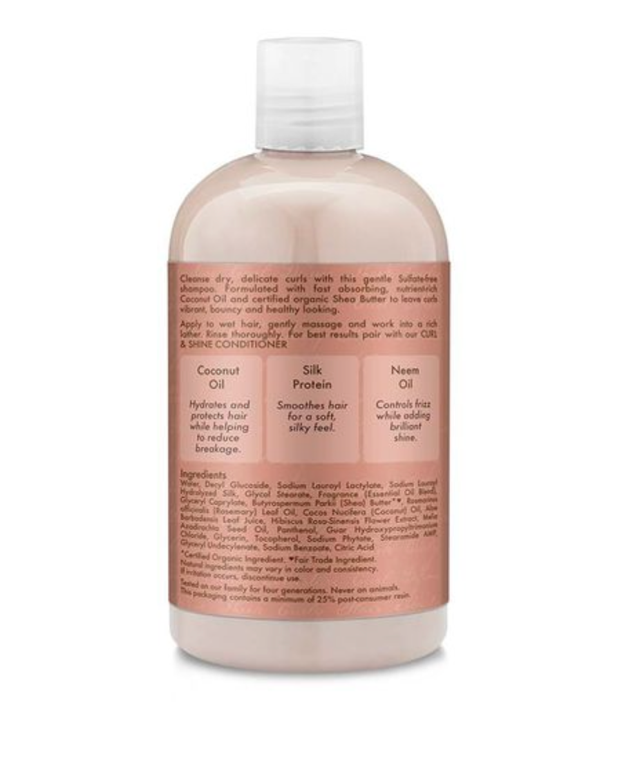 Shea Moisture Coconut & Hibiscus Curl & Shine Shampoo