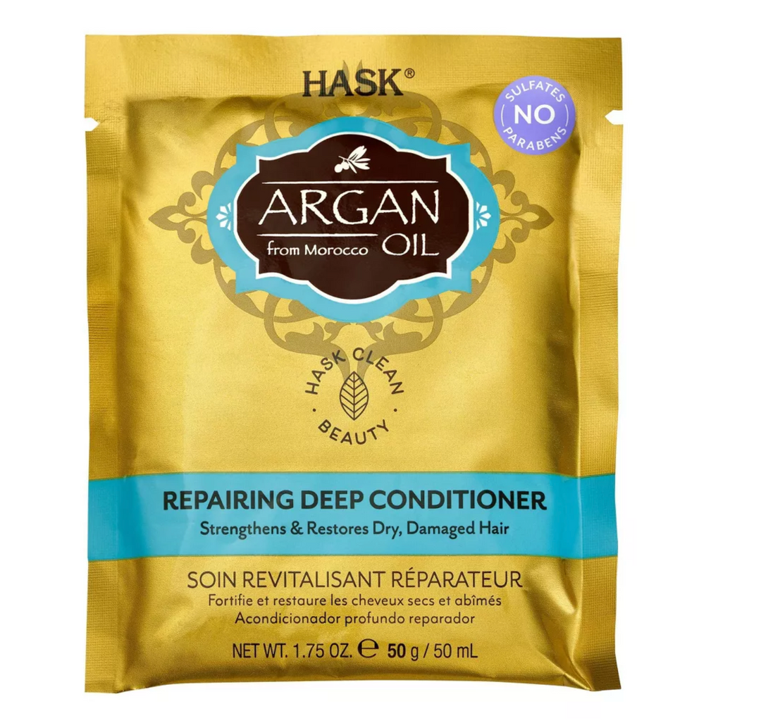 HASK Argan Oil Repairing Deep Conditioner Packet (1.75oz) HASK Argan Oil Repairing Deep Conditioner Packet (1.75oz)