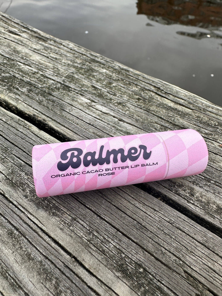 Balmer - Rose Lip Balm - Balmer Cacao Butter Lip Balm