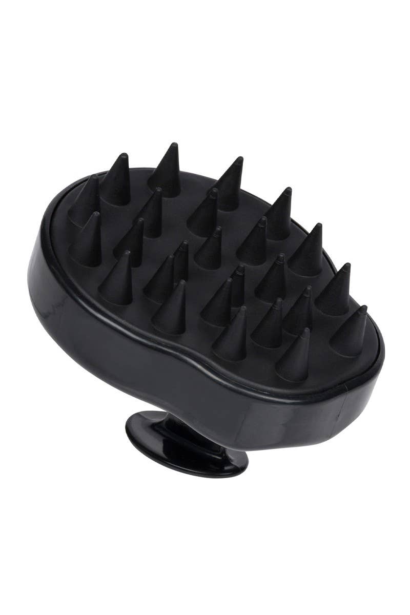 Black Scalp Massaging Shampoo Brush