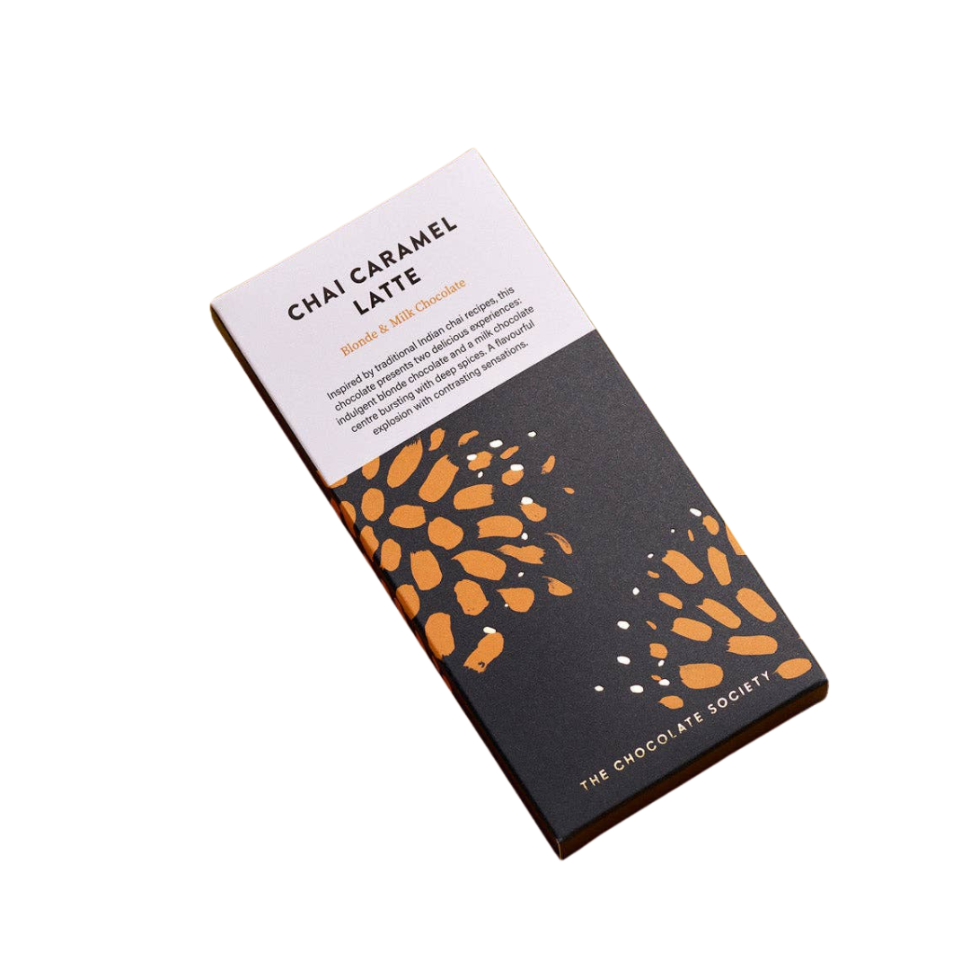 The Chocolate Society - Chai Caramel Latte Chocolate Bar