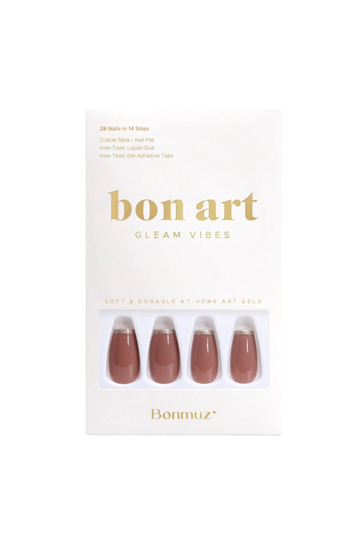 Bonmuz - Rose Fantasy | Soft & Durable Press-On Nails