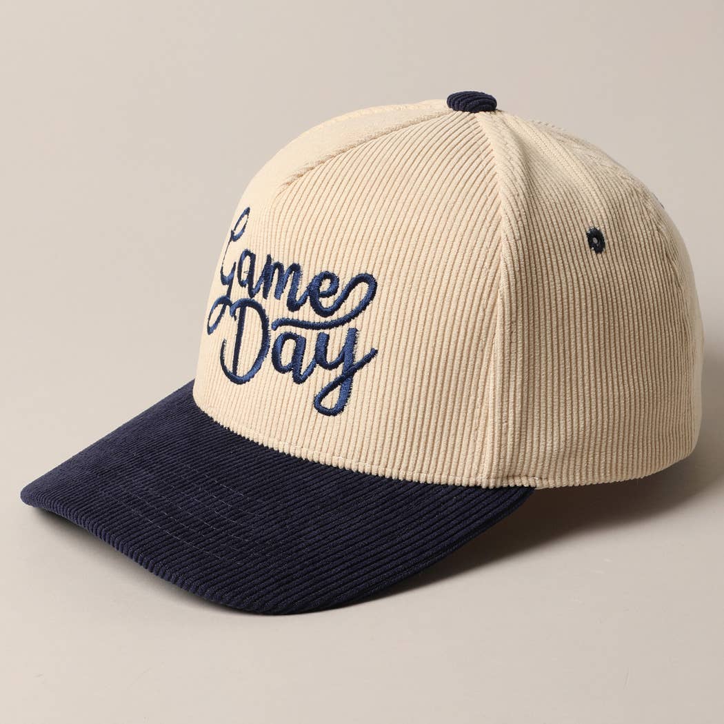 Game Day Corduroy Hat