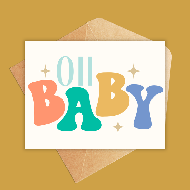 Jolly Rae - Oh Baby Greeting Card