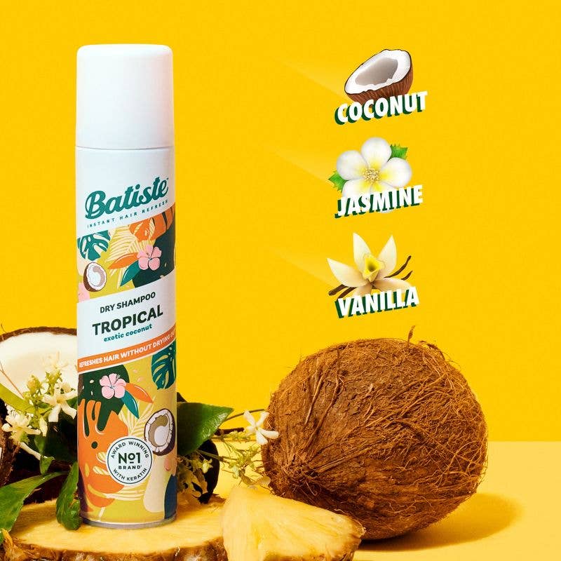 Batiste Dry Shampoo Hair Refresher 1oz: Tropical