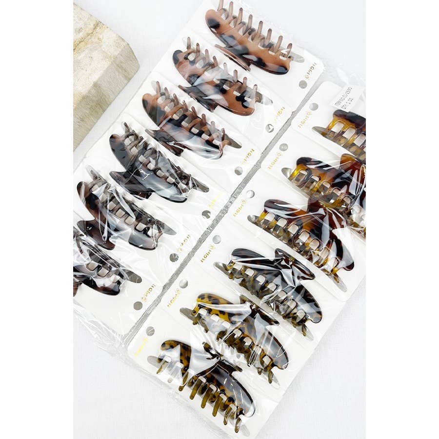 Tortoise ShellLeopard Hair Clips