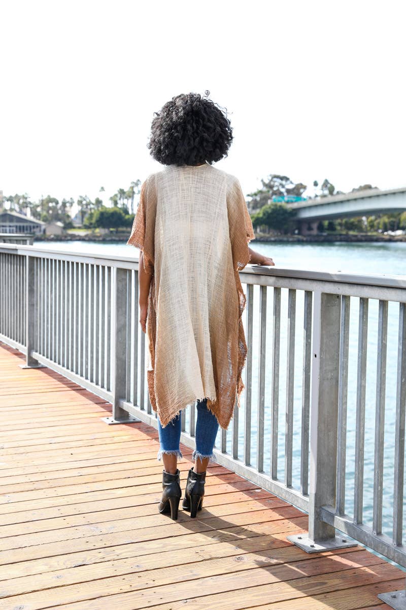 Boho Chic Ombre Kimono