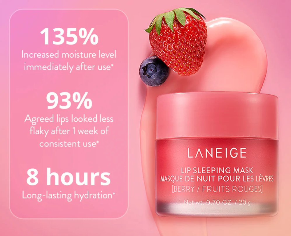 LANEIGE Mini Berry Lip Sleeping Mask Treatment Balm Care