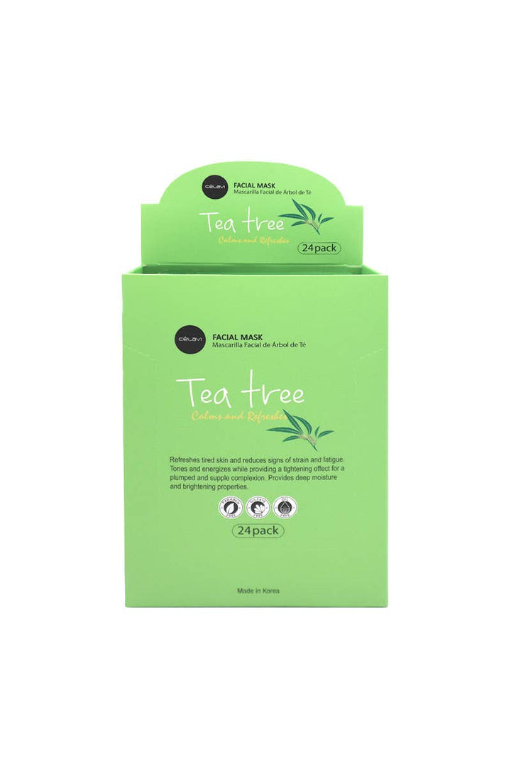 Celavi Tea Tree Facial Mask Calms & Refreshes