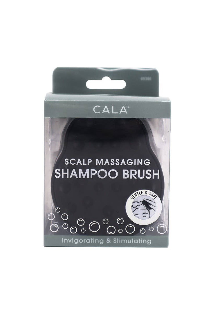 Black Scalp Massaging Shampoo Brush