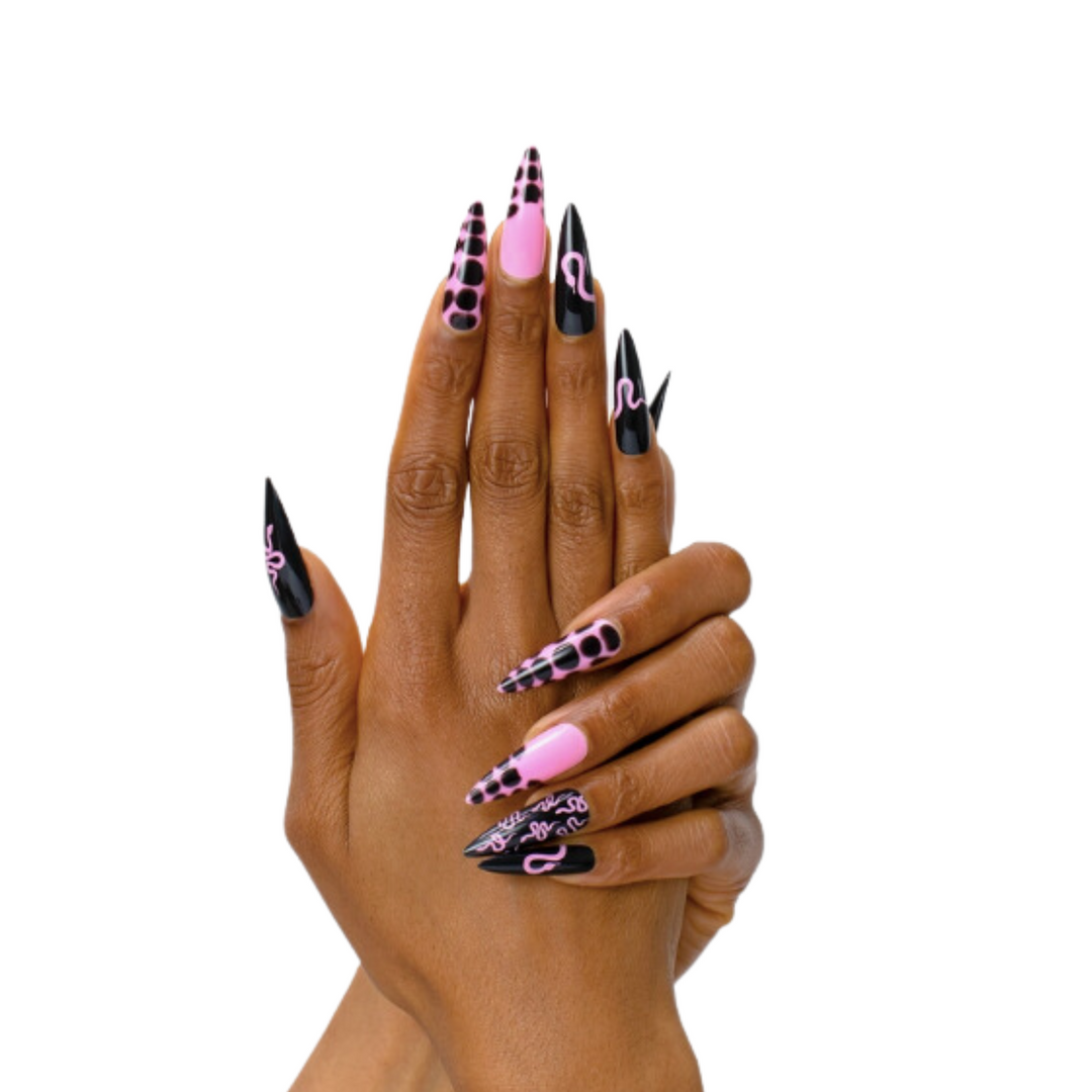 Buffi Press-On Nails - Pink Poison