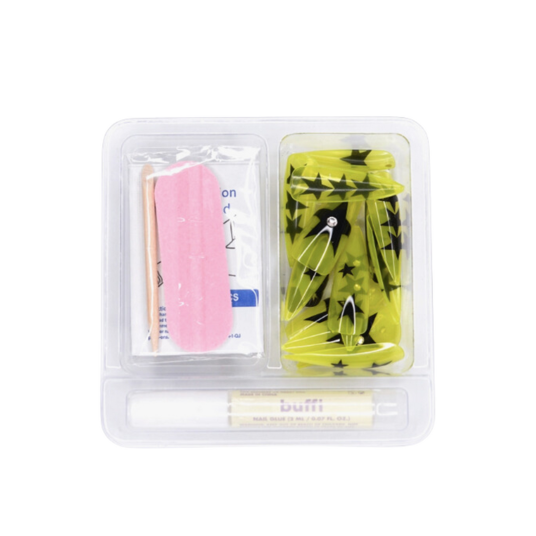 Buffi Press-On Nails - Lime Jello