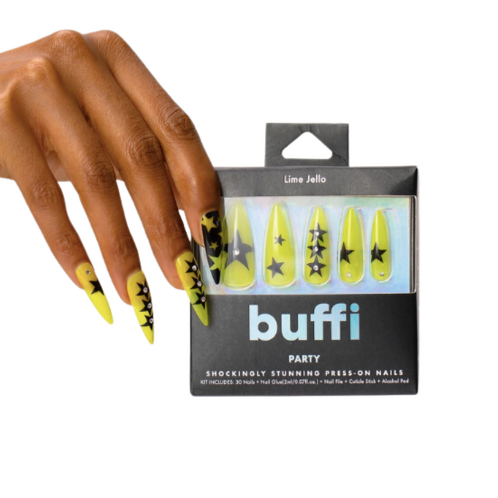 Buffi Press-On Nails - Lime Jello