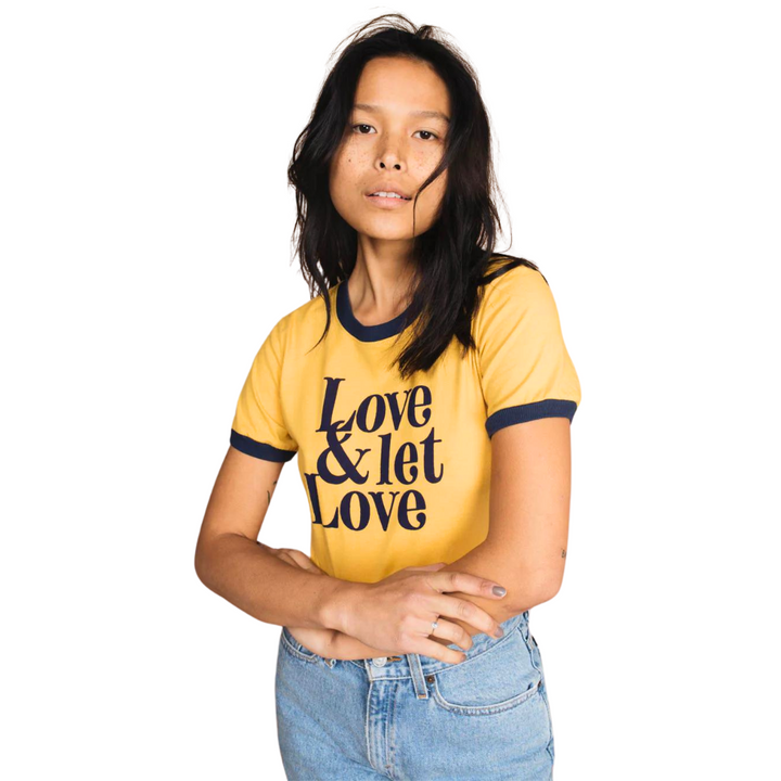 Love & Let Love Ringer Tee