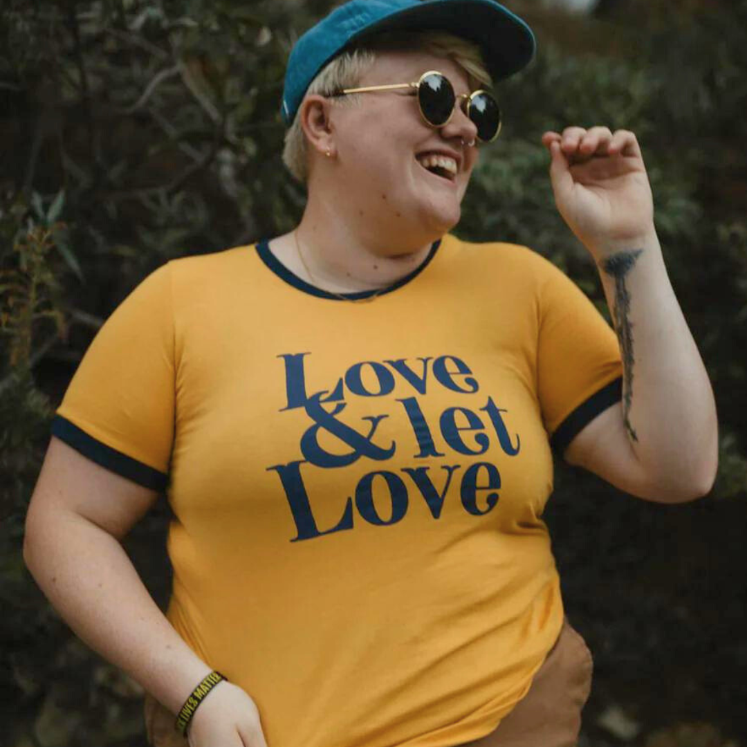 Love & Let Love Ringer Tee