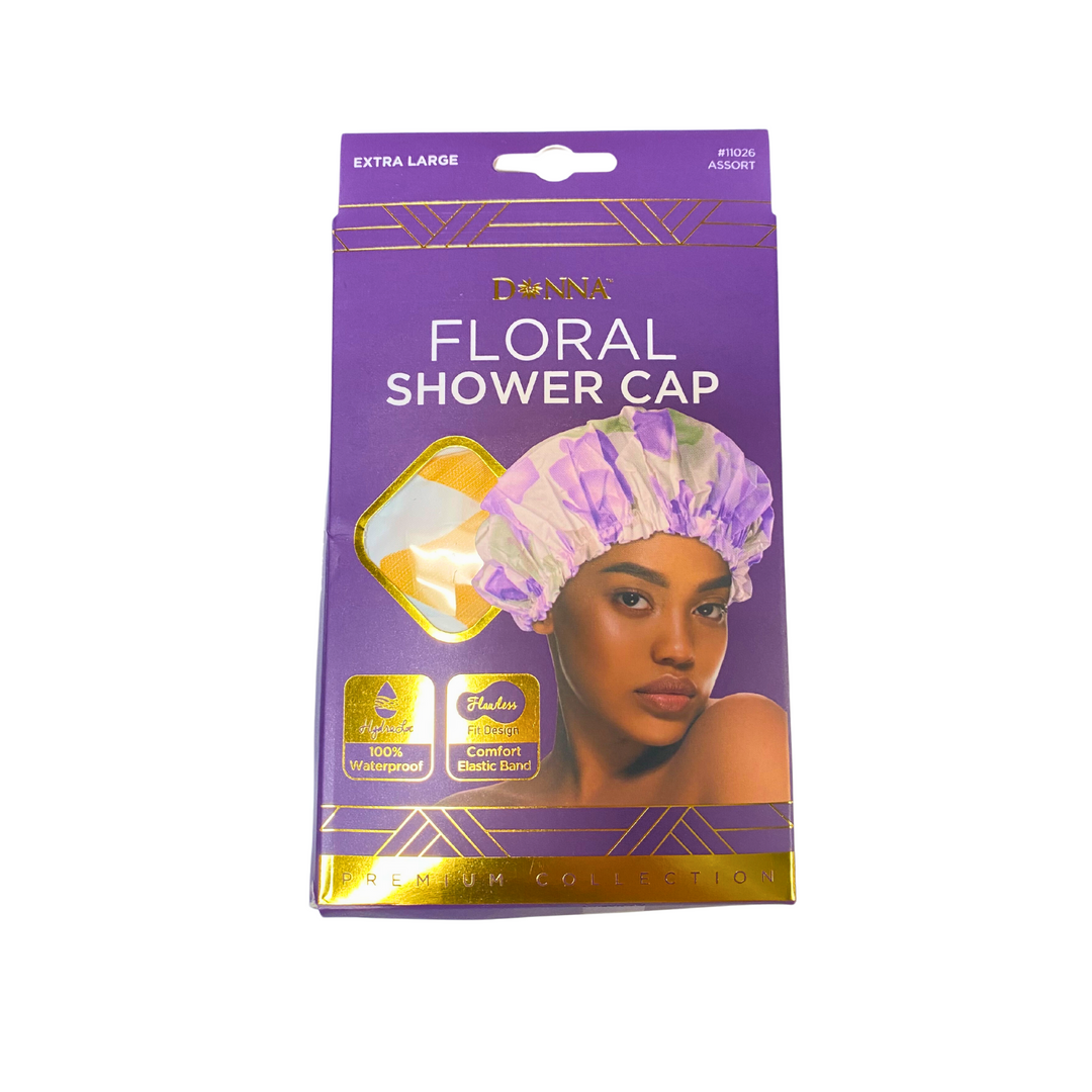 Donna Floral Shower Cap XL