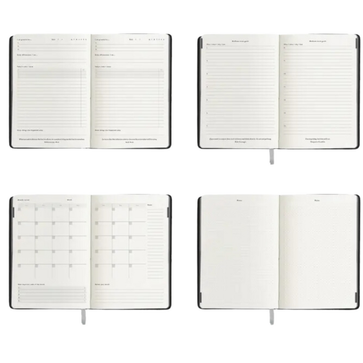 Daily Goal Setter Planner - Black