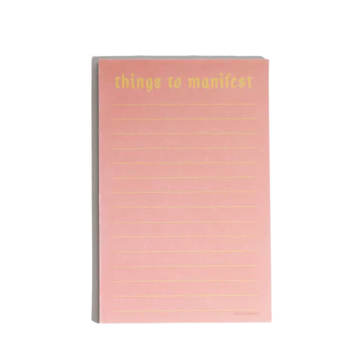 Things To Manifest Notepad