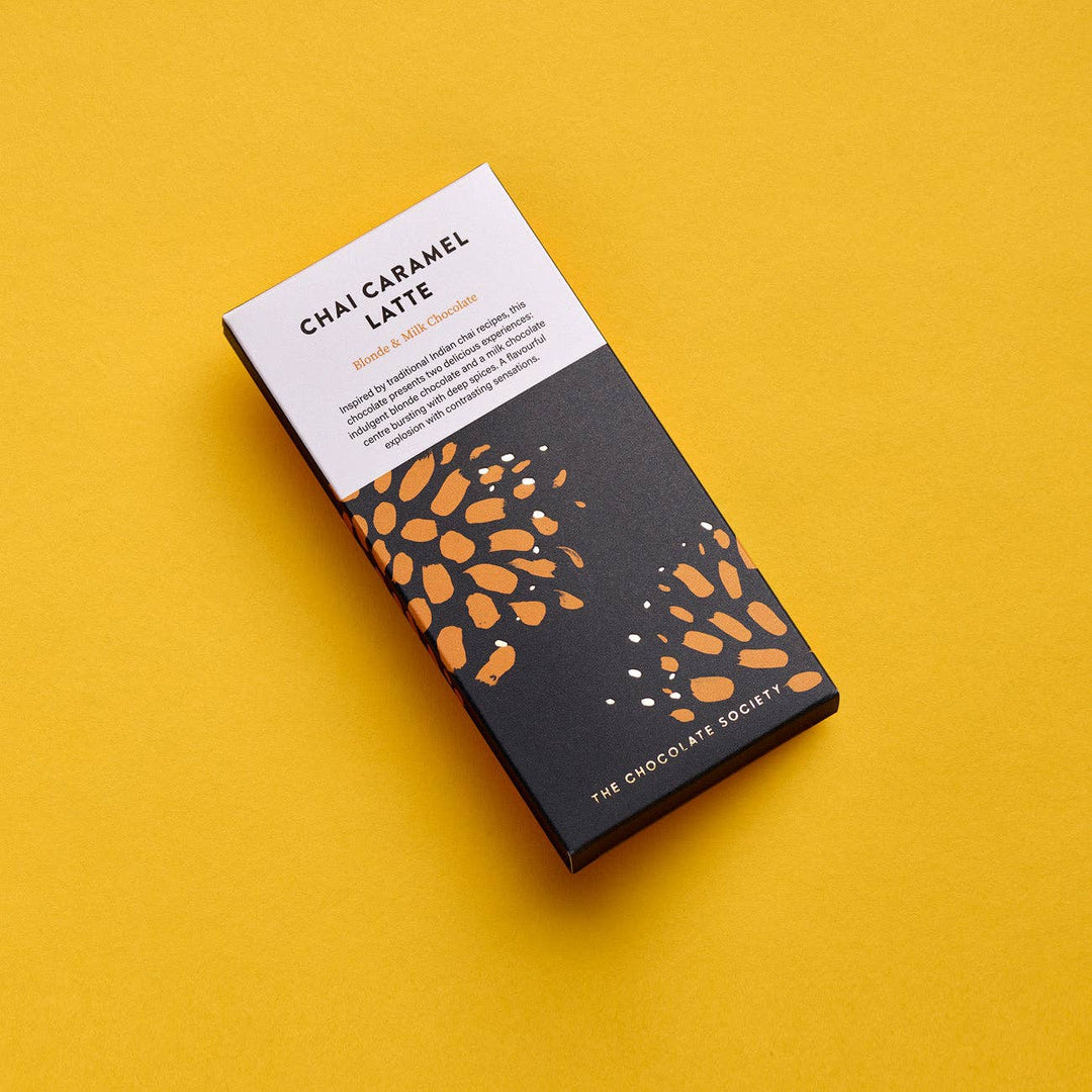 The Chocolate Society - Chai Caramel Latte Chocolate Bar