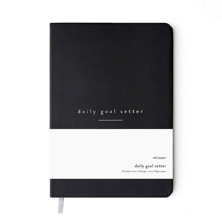 Daily Goal Setter Planner - Black