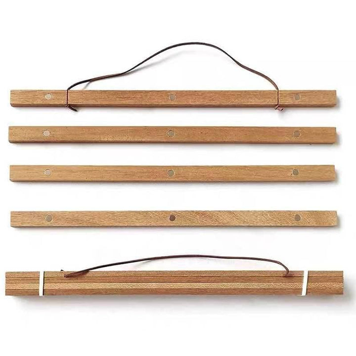 Teakwood Magnetic Poster Frame Hanger: 12"