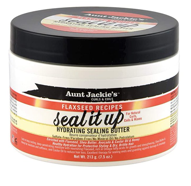 Aunt Jackie's Flaxseed Recipes Seal It Up, Hydrating Sealing Butter (7.5oz)