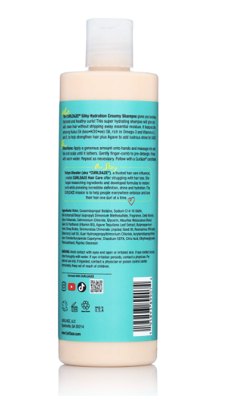 CurlDaze Silky Hydration Cream Shampoo