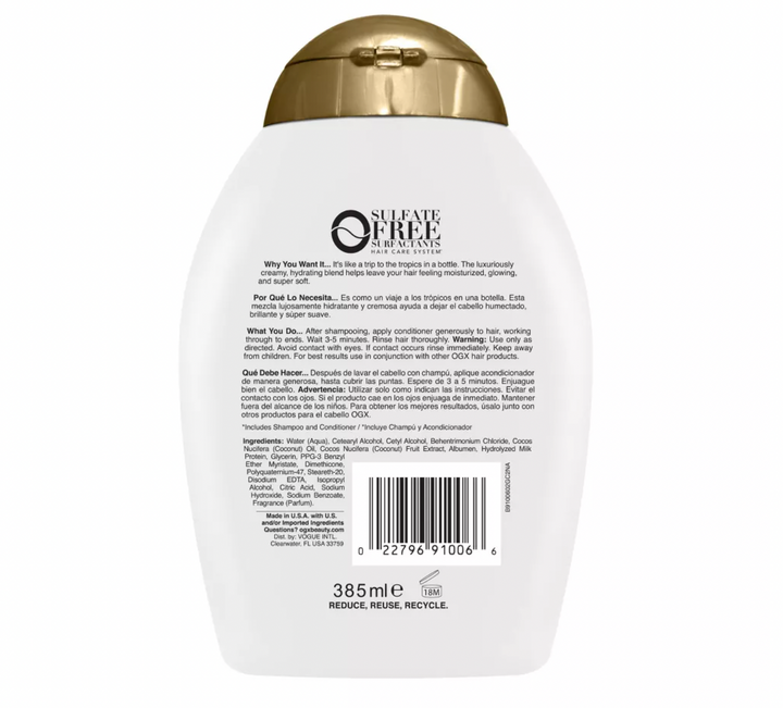 Organix Coconut Milk Conditioner