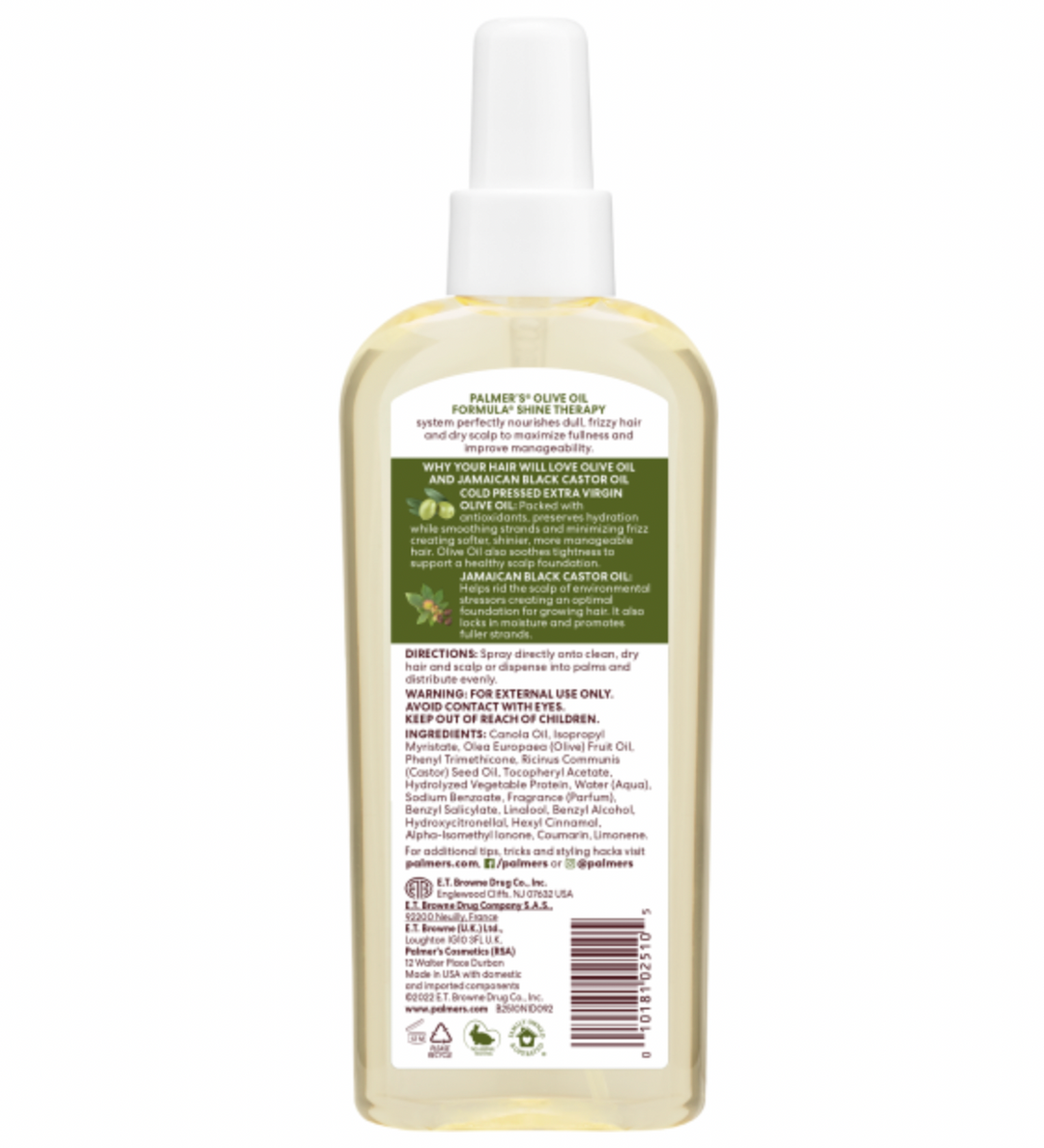 Palmer Olive Oil Conditioning Spray