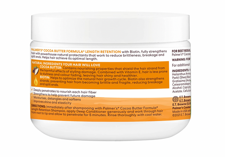 Palmer's Cocoa Butter Length Retention Deep Conditioner with Biotin