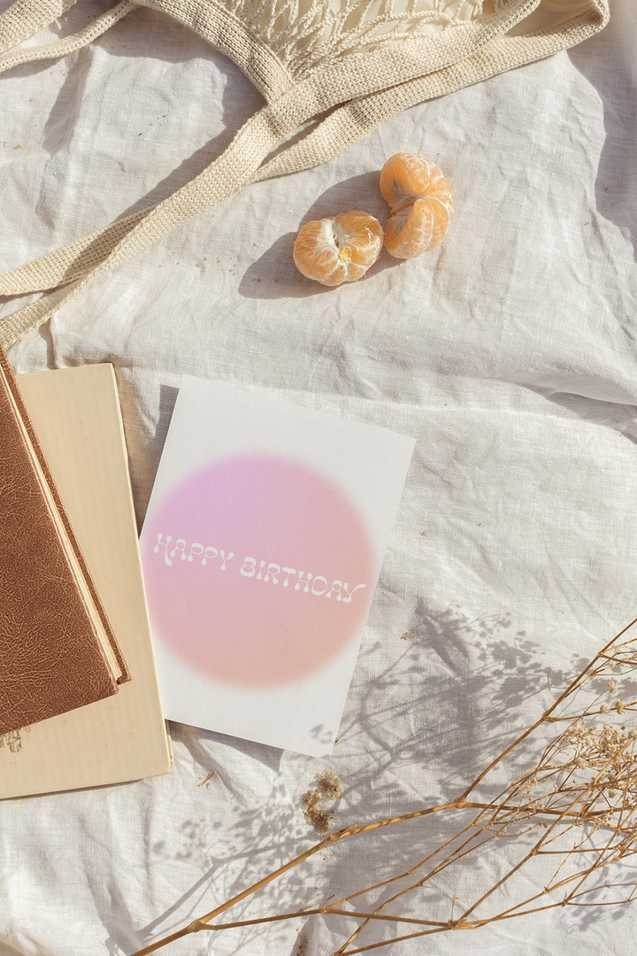 Happy Birthday Card (Gradient)